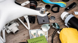 drone accessories - different accessories on a table - newtodrones