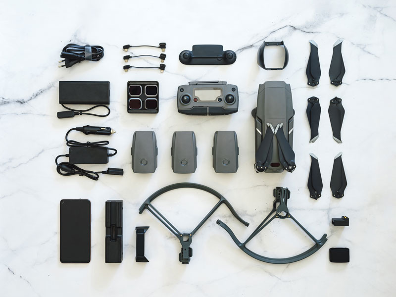 drone accessories - parts and pieces of a drone kit - newtodrones